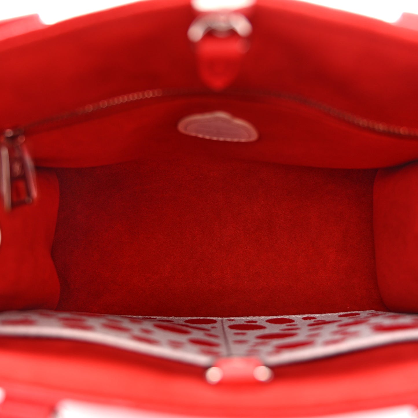 LV X YK Empreinte Infinity Dots Onthego PM Rogue White