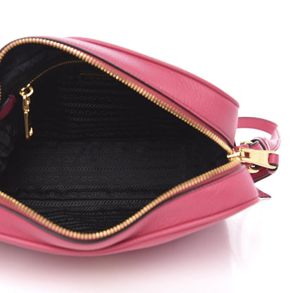 Prada Vitello Phenix Camera Bag Peonia 5 of 9