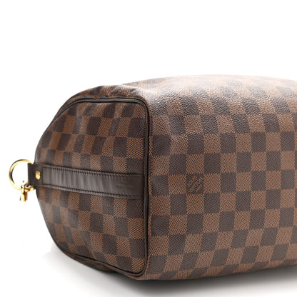 Louis Vuitton Damier Ebene Speedy Bandouliere 25 9 of 10