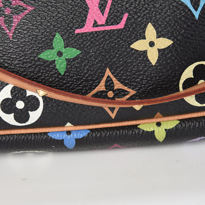 Louis Vuitton Monogram Multicolor Pochette Accessories Black 13 of 20