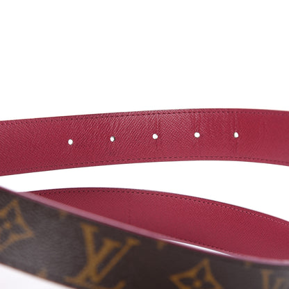 Louis Vuitton Monogram Calfskin 30mm LV Initiales Reversible Belt 80 32 Fuchsia 4 of 8