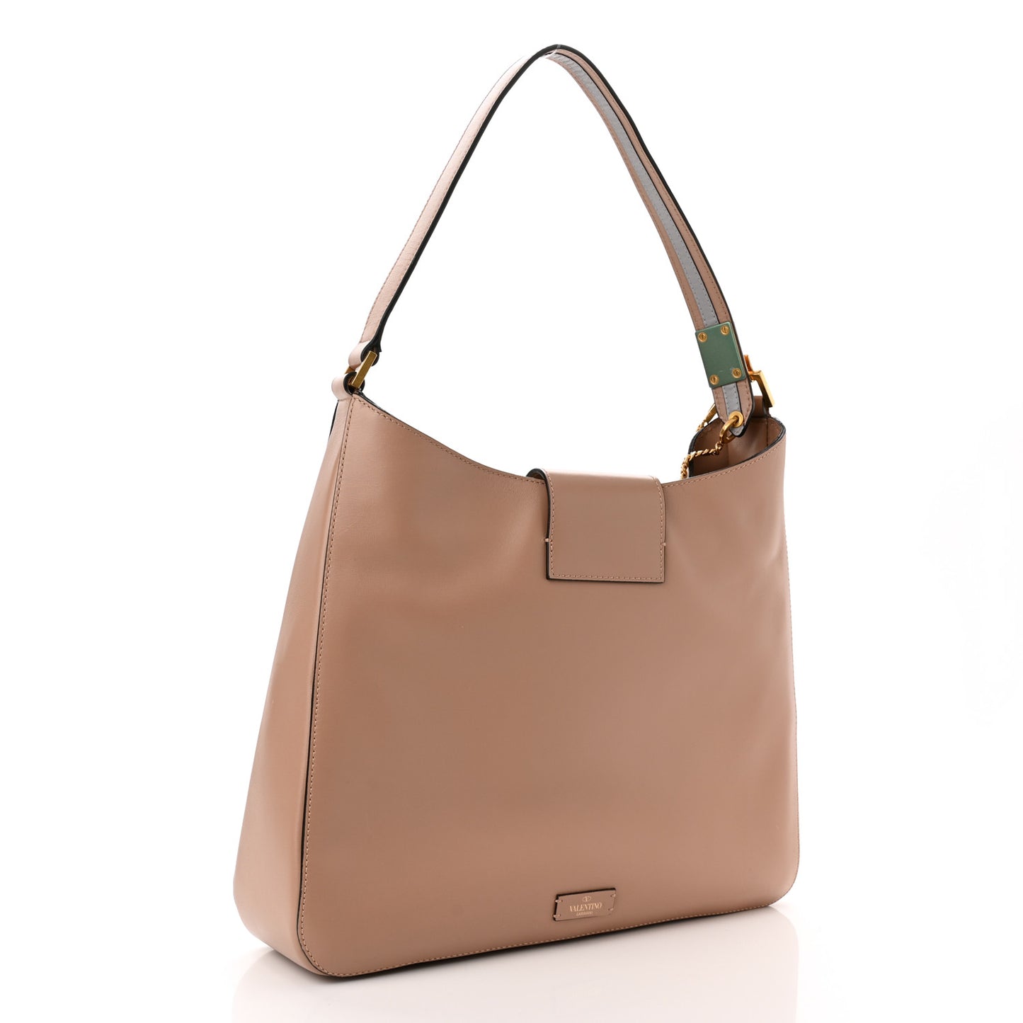 Smooth Calfskin VSling Hobo Bag Camel Rose