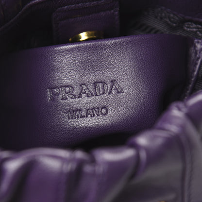Prada Nappa Stripes Hobo Viola 6 of 10