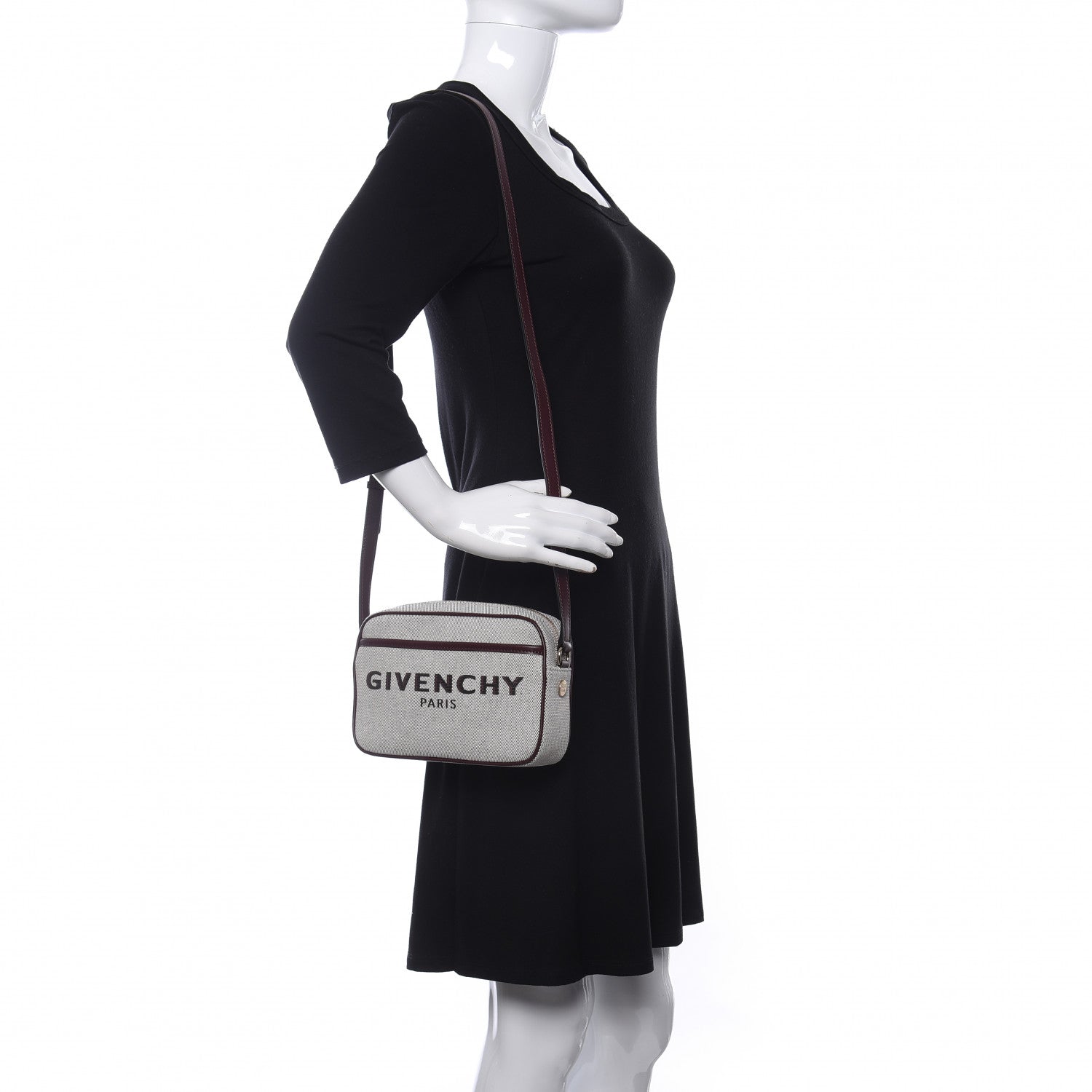 Givenchy Canvas Logo Bond Camera Bag Aubergine 2 of 10