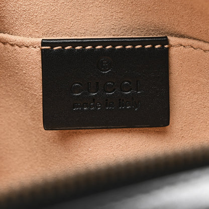 Gucci Calfskin Matelasse GG Marmont Belt Bag Black 6 of 8