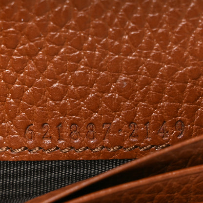 Gucci New Denim GG Monogram Dollar Calfskin Horsebit 1955 Card Case Wallet Blue Tea Cuir Epilog 7 of 7