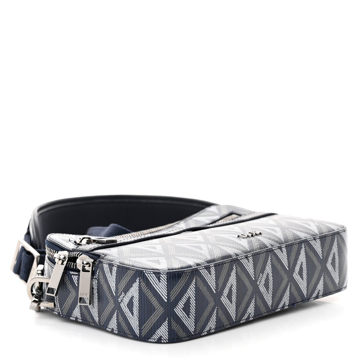 Coated Canvas CD Diamond Safari Messenger