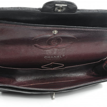 Chanel Lambskin Quilted Medium Double Flap Bag Black 7 of 33