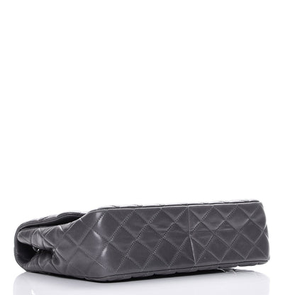 Chanel Lambskin Quilted Jumbo Single Flap Grey 4 of 12