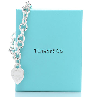 Tiffany Sterling Silver Return to Tiffany Heart Tag Charm Bracelet 4 of 4
