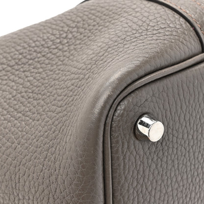 Hermes Taurillon Clemence Picotin Lock 18 PM Gris Asphalte 12 of 12