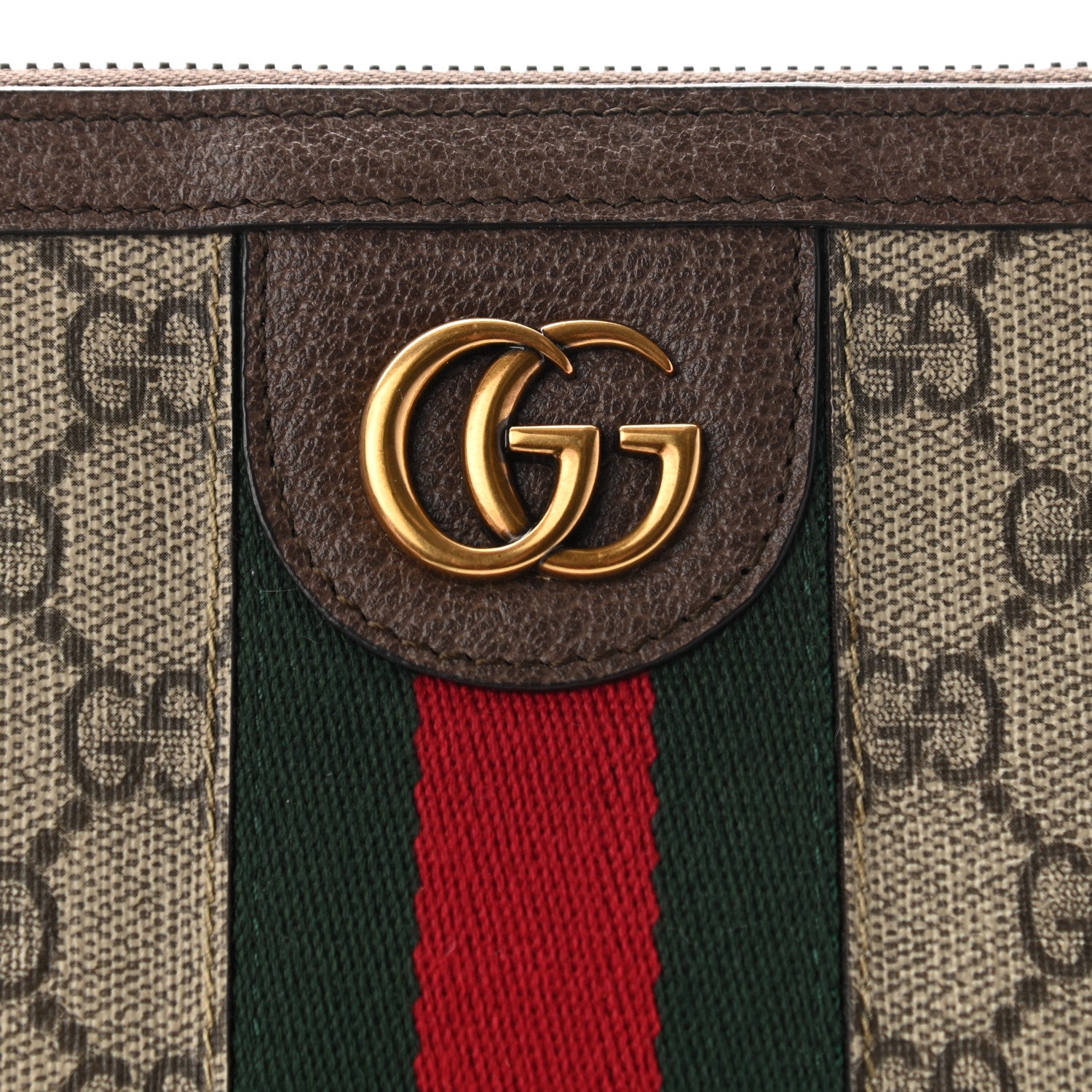 Gucci X DISNEY GG Supreme Monogram Web Three Little Pigs Ophidia Documents Holder Beige New Acero 6 of 9