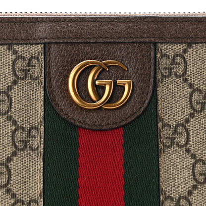 Gucci X DISNEY GG Supreme Monogram Web Three Little Pigs Ophidia Documents Holder Beige New Acero 6 of 9
