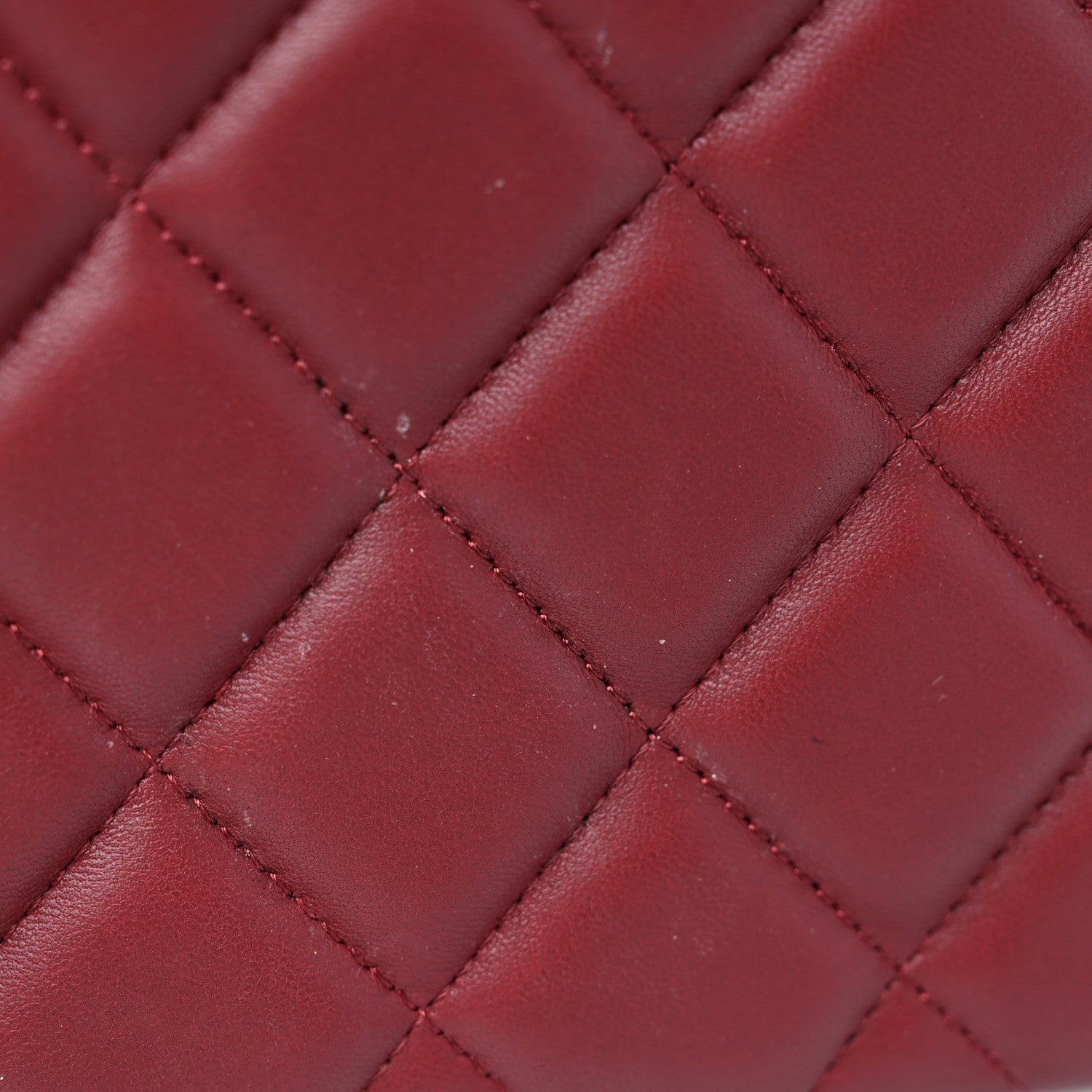 Chanel Lambskin Quilted Jumbo Double Flap Burgundy 12 of 16