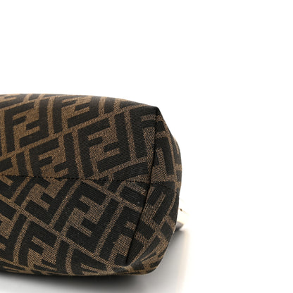 Fendi Shiny Nappa Fabric Jacquard FF 1974 Midi Fendi Tobacco Moro Ebano 10 of 10