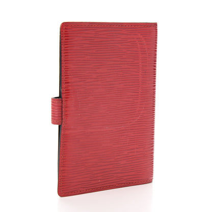 Louis Vuitton Epi Small Ring Agenda Cover Castillan Red 2 of 8