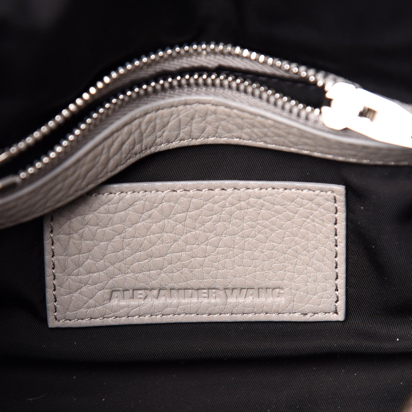 Calf Hair Mini Rockie Pewter Rhodium Hardware