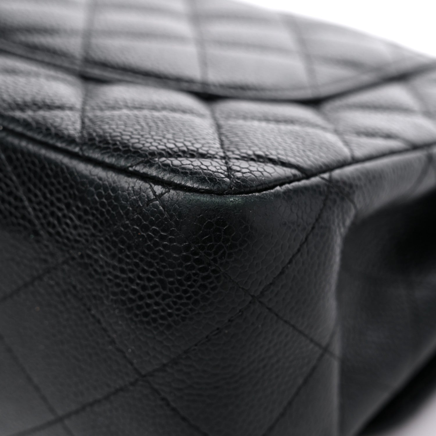 Chanel Caviar Quilted Jumbo Double Flap Black 11 of 17