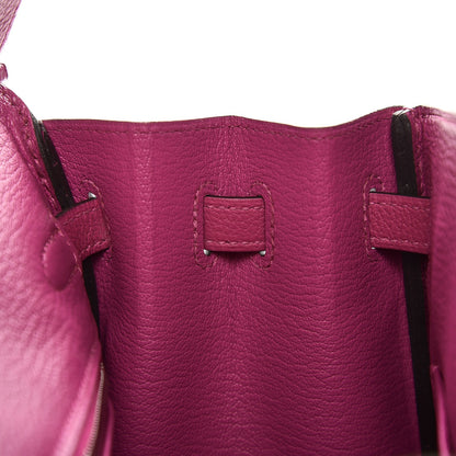 Hermes Togo Birkin 25 Rose Pourpre 10 of 36