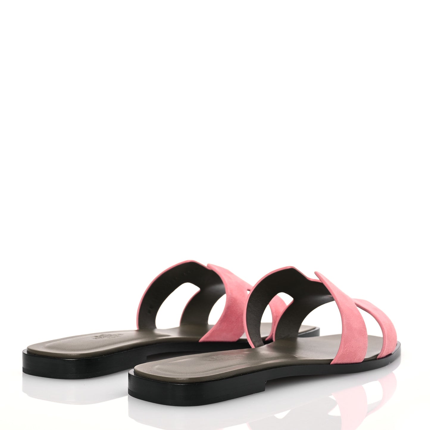 Suede Goatskin Oran Sandals 39.5 Rose Du Desert