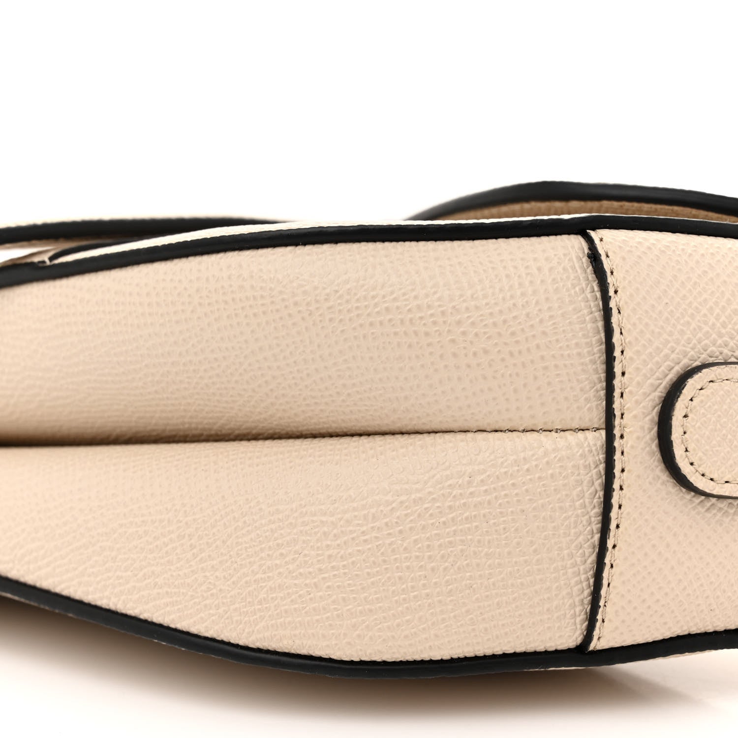 Christian Dior Grained Calfskin Saddle Bag With Strap Hazelnut 10 of 11