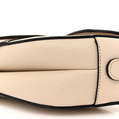 Christian Dior Grained Calfskin Saddle Bag With Strap Hazelnut 10 of 11