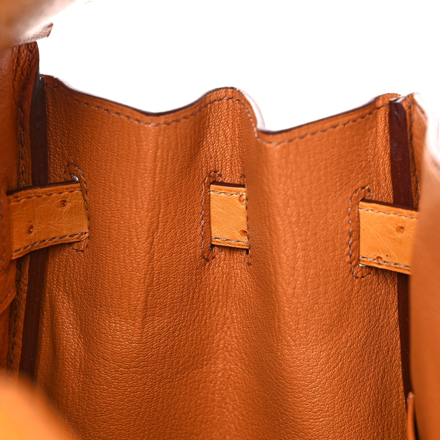 Ostrich Birkin 30 Abricot