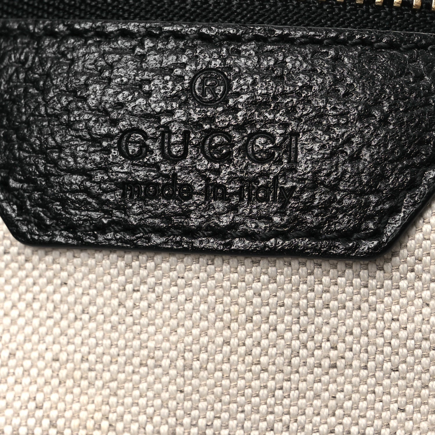 Gucci Jacquard Black Denim GG Monogram Medium Ophidia Shopping Tote Black Ivory 7 of 18