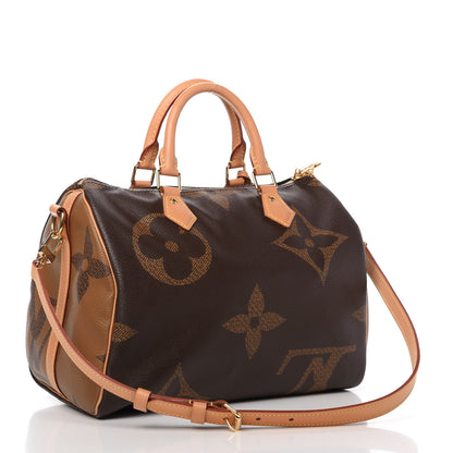 Louis Vuitton Reverse Monogram Giant Speedy Bandouliere 30 4 of 11