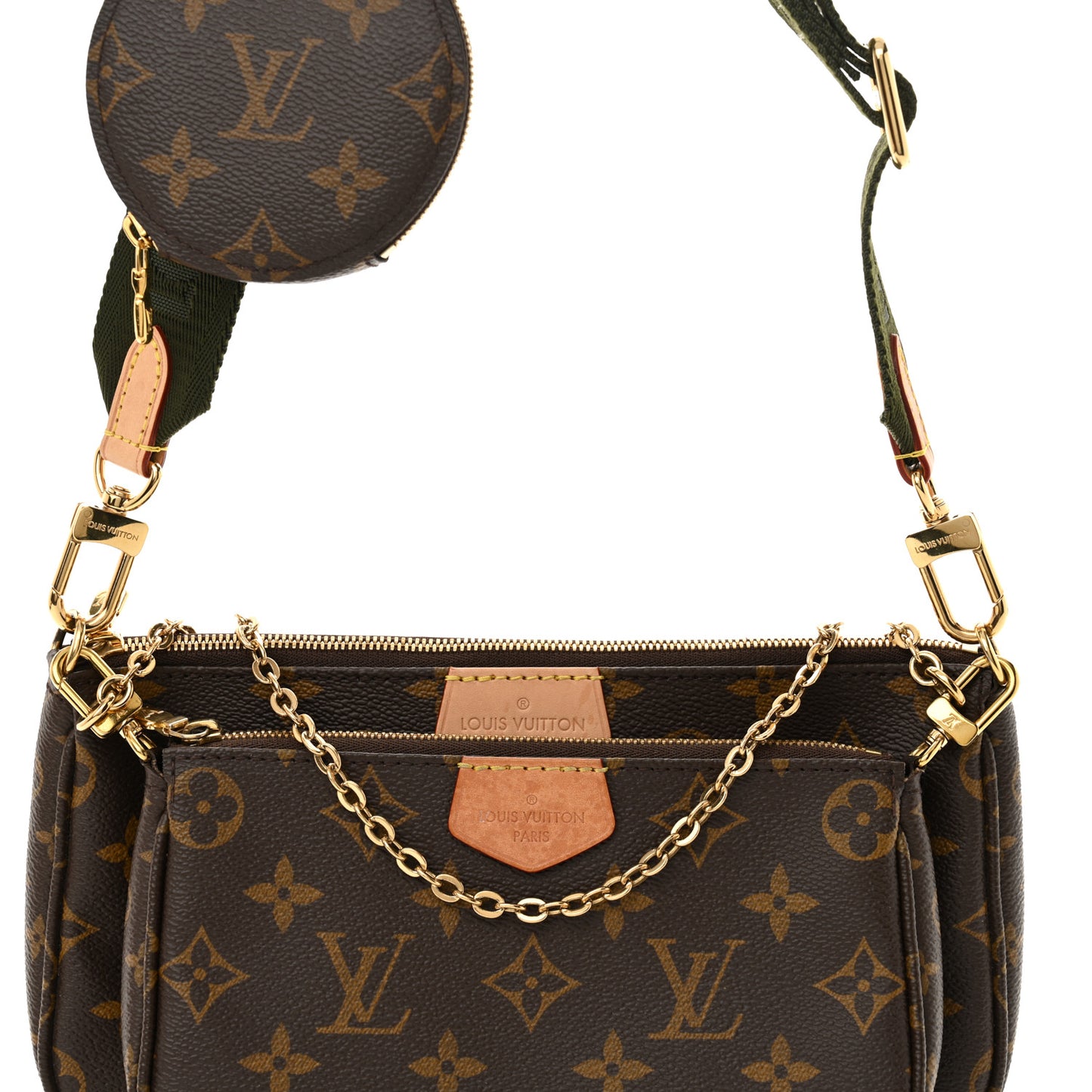 Monogram Multi Pochette Accessories Kaki