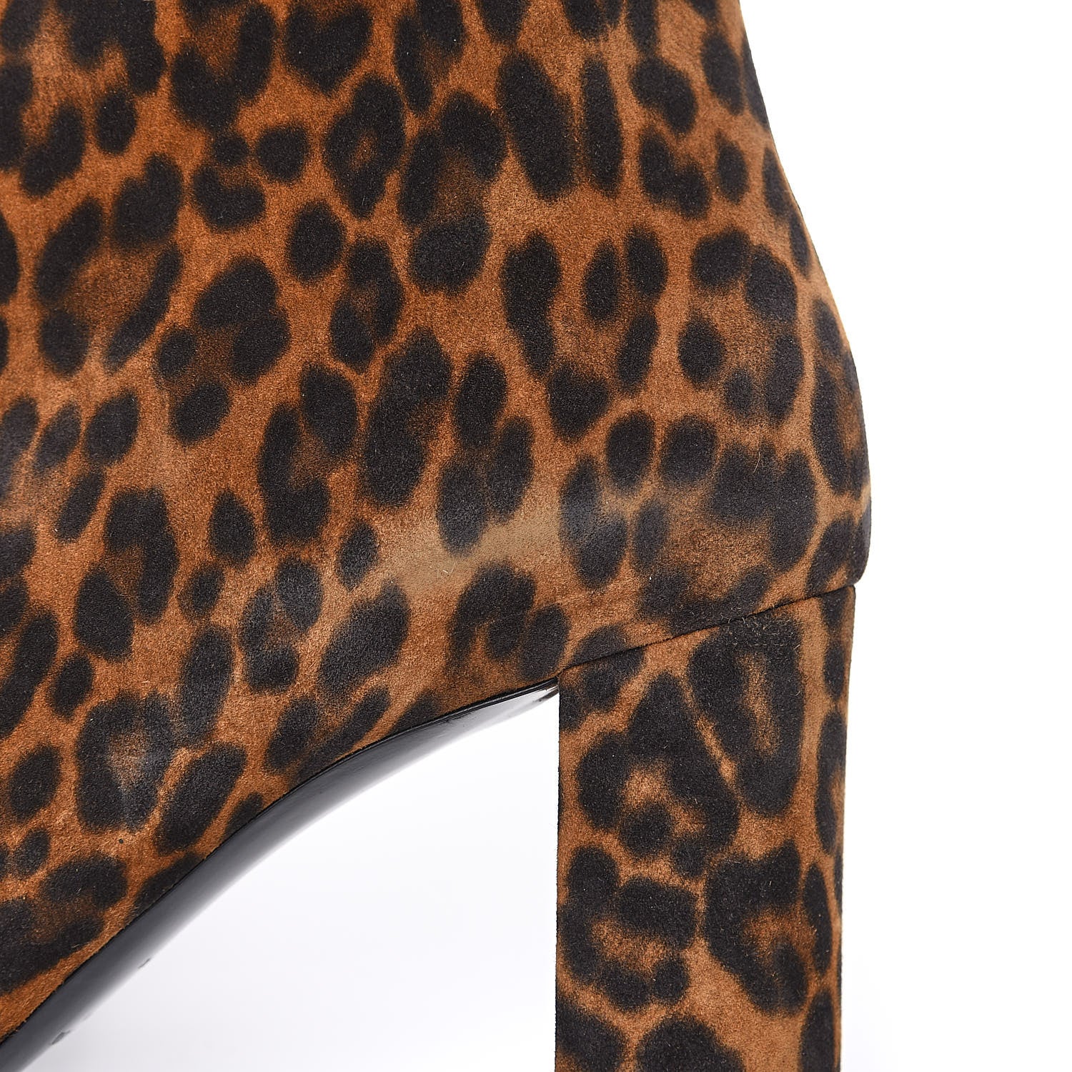 Saint Laurent Suede Lou Ankle Boots 41 Leopard 10 of 12