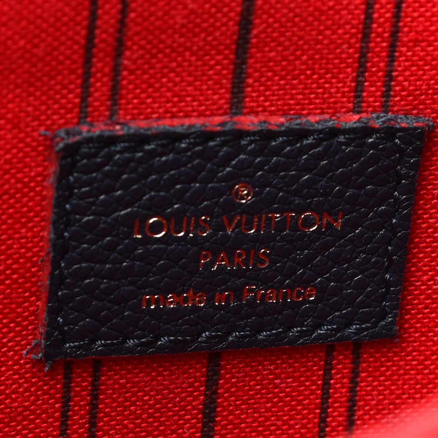 Empreinte Pochette Metis Marine Rouge