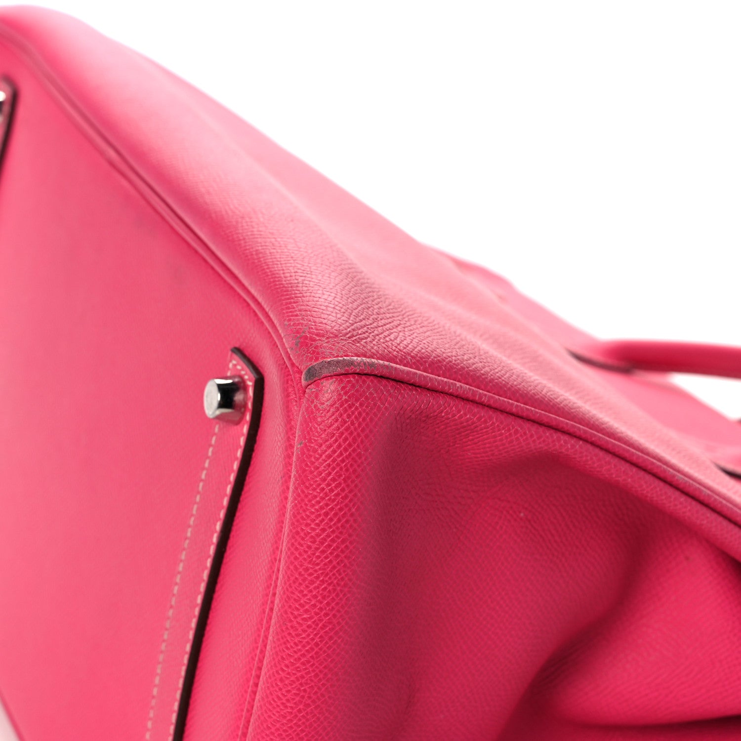 Hermes Epsom Candy Birkin 35 Rose Tyrien Rubis 37 of 51