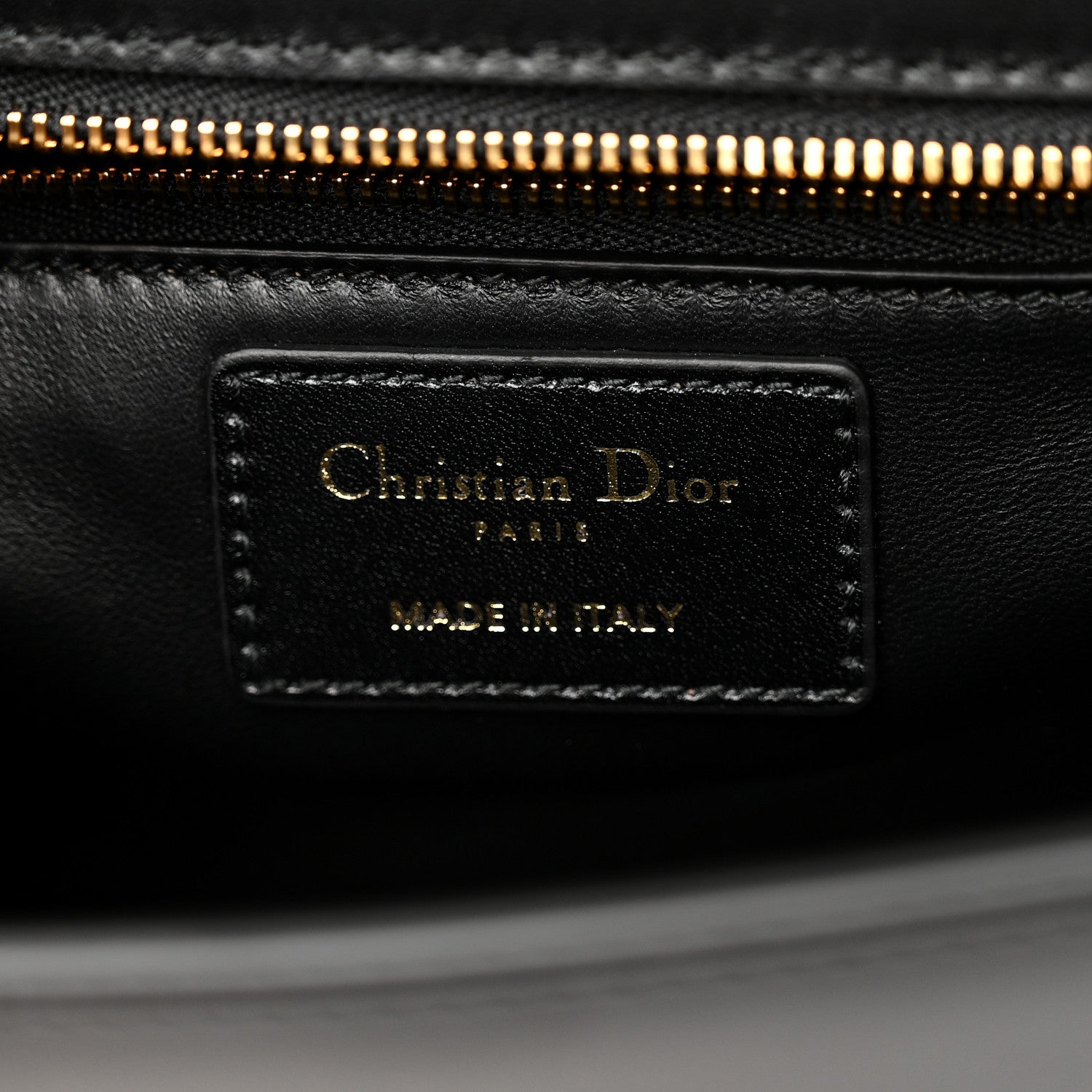 Christian Dior Smooth Calfskin 30 Montaigne Flap Bag Black 6 of 10
