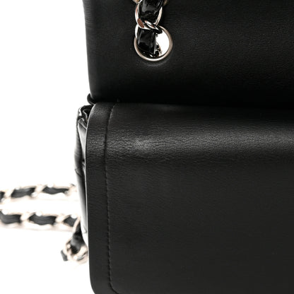 Chanel Patent Quilted Jumbo Double Flap Black 13 of 17