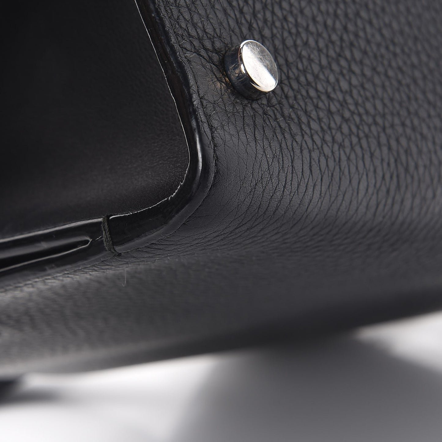 Grained Calfskin Medium Diorever Flap Black