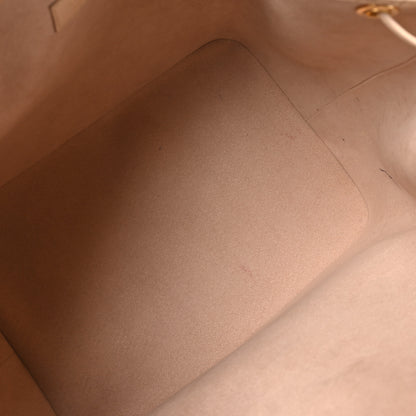 Louis Vuitton Calfskin Monogram Cutout Petit Noe Neutral 5 of 9