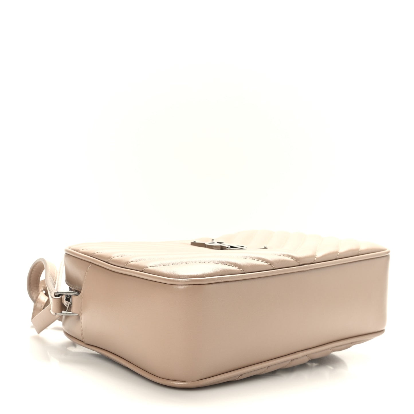 Calfskin Matelasse Monogram Lou Camera Bag Nude Powder