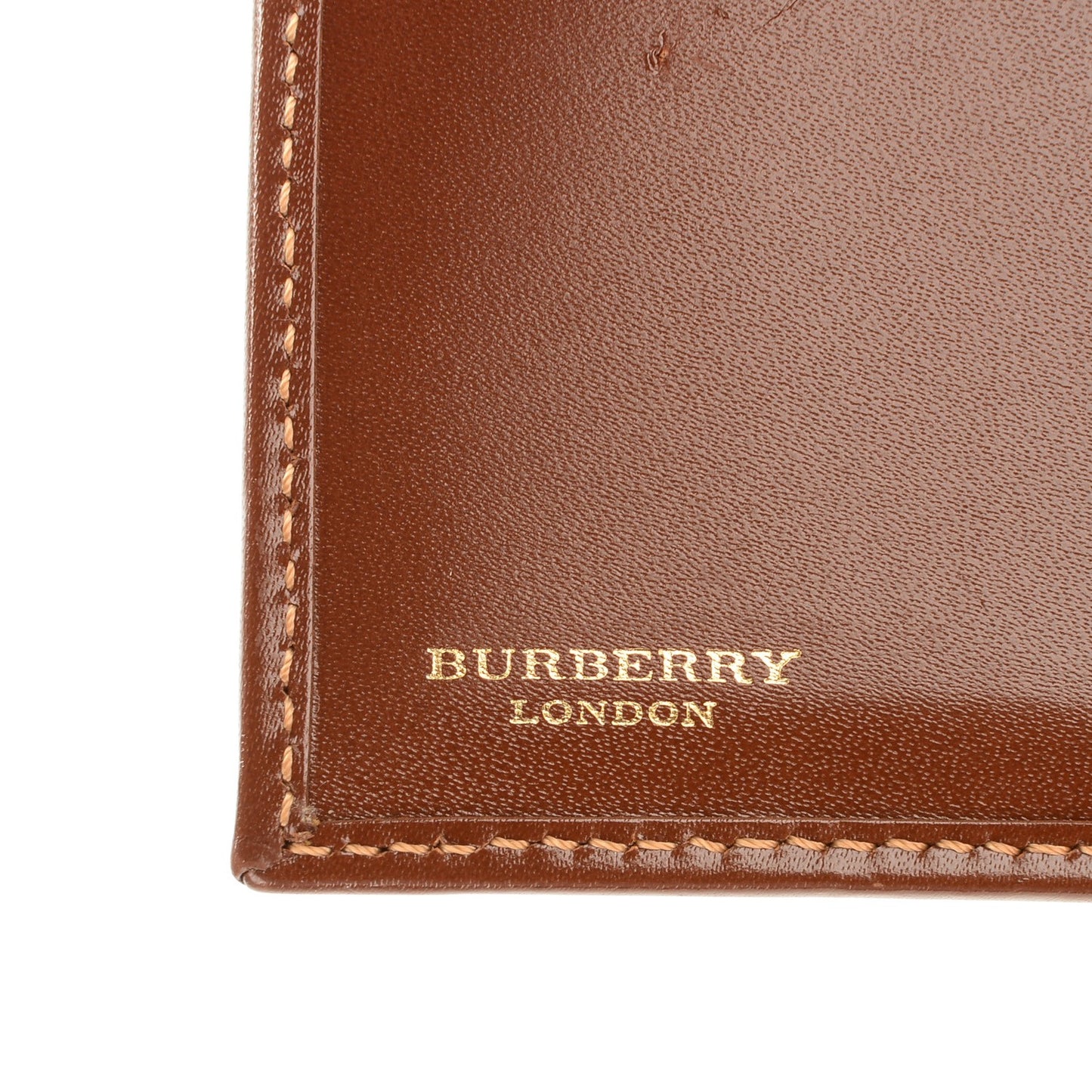 Haymarket Check Compact Wallet Tan