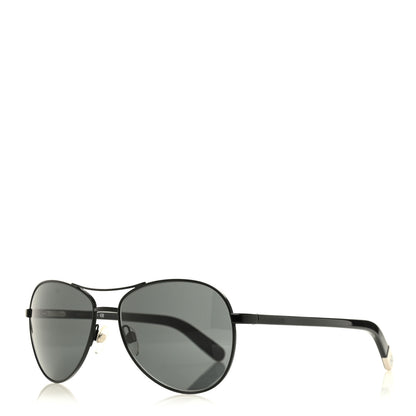 Chanel Metal Aviator CC Sunglasses 4201 Black 1 of 8