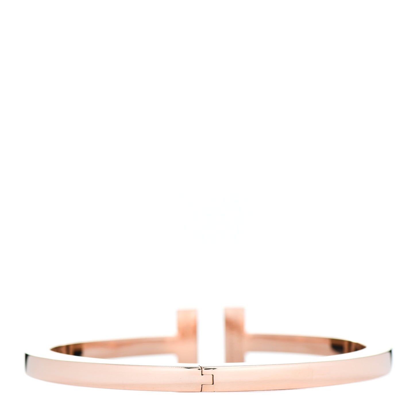 18K Rose Gold T Square Bracelet