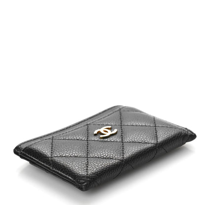 Chanel Caviar Quilted Card Holder Black 4 of 9
