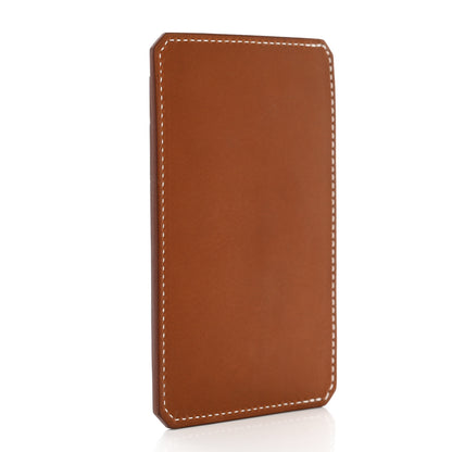 Hermes Natural Barenia City 3CC Card Holder Fauve 3 of 7