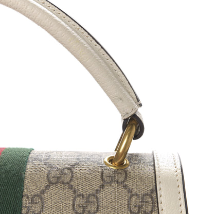 Gucci GG Supreme Monogram Small Queen Margaret Top Handle Bag White 11 of 13