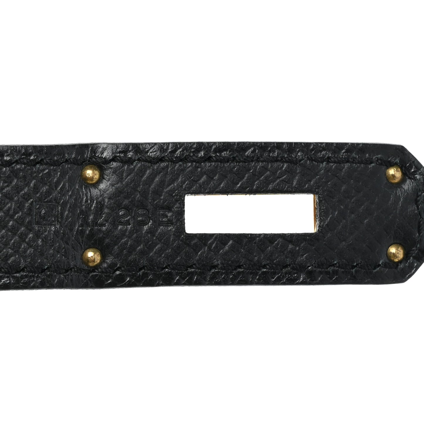 Epsom Horseshoe Birkin 35 Black Bleu Nuit