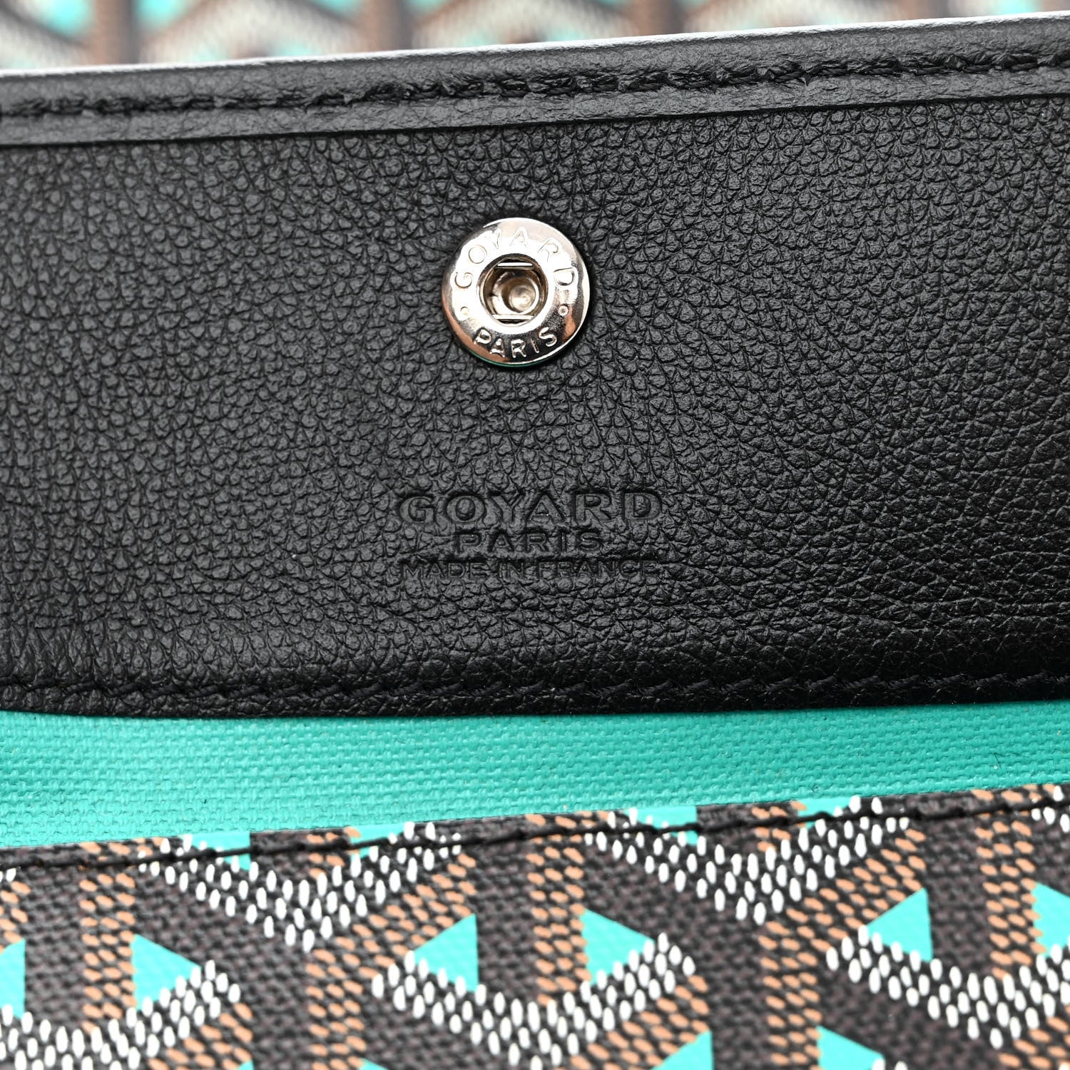 Goyard Goyardine Saint Louis Claire Voie PM Black Blue 7 of 15