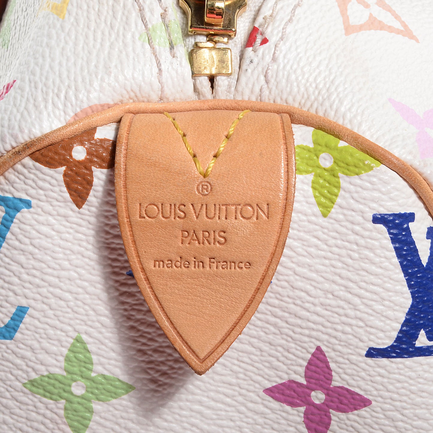 Monogram Multicolor Speedy 30 White