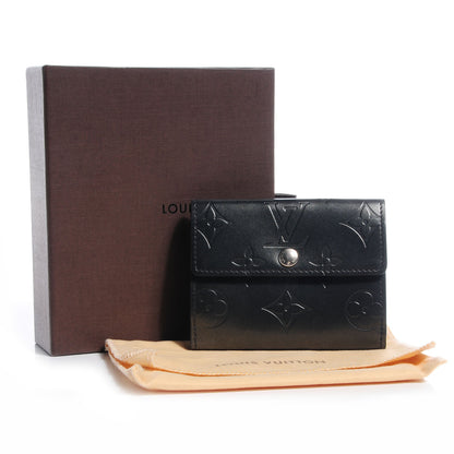 Louis Vuitton Mat Monogram Ludlow Wallet Black 9 of 9