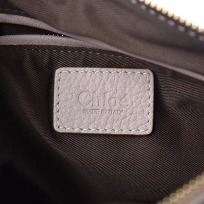 Chloe Calfskin Medium Marcie Satchel Abstract White 7 of 8