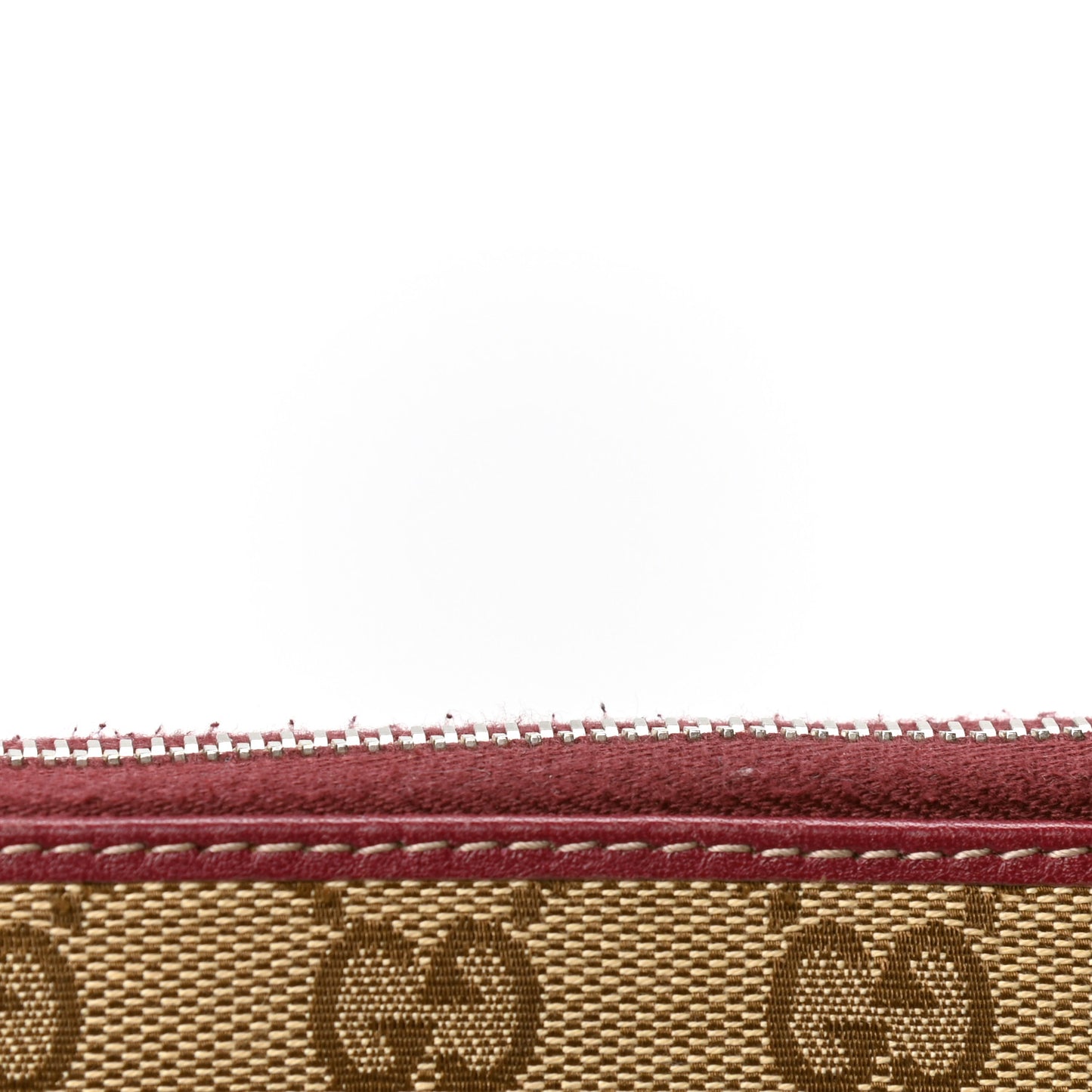 Monogram Large Twins Zip Around Wallet Red